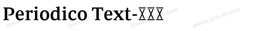 Periodico Text字体转换